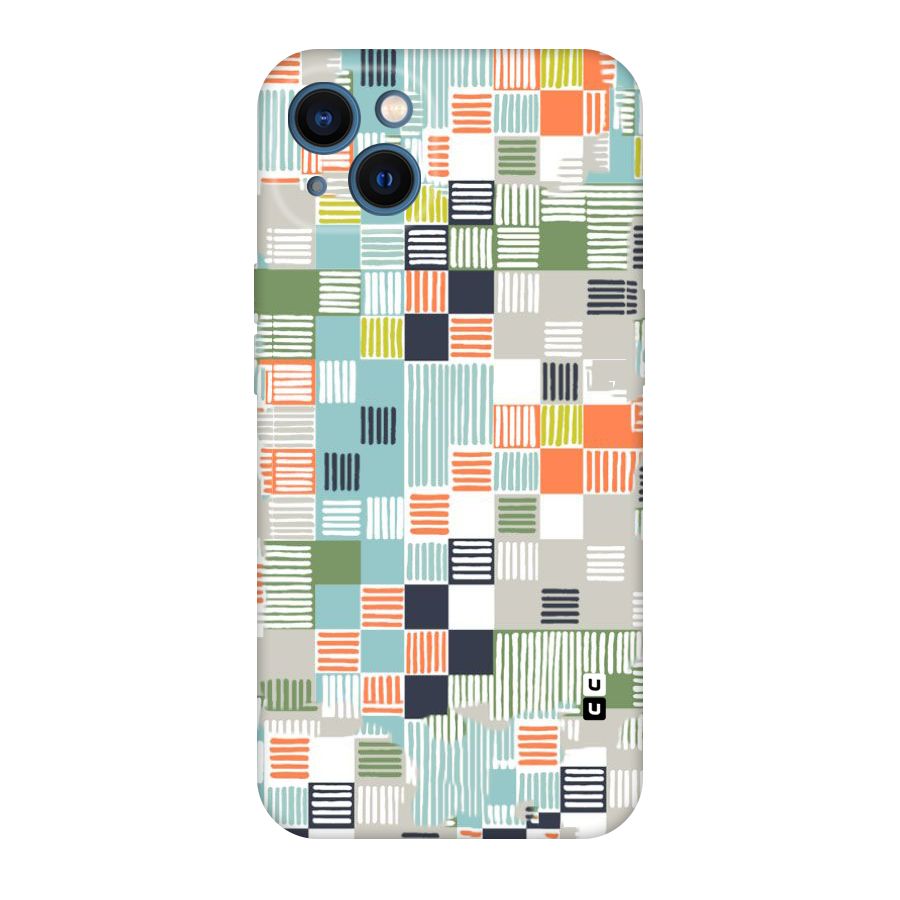 Tiny Boxes Stripes Original Polycarbonate Back Case for iPhone 13