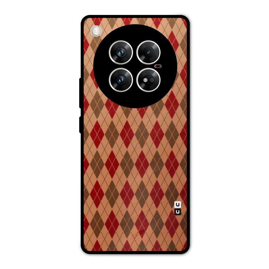 Tiny Checks Diamond Metal Back Case for Infinix Zero 40 5G
