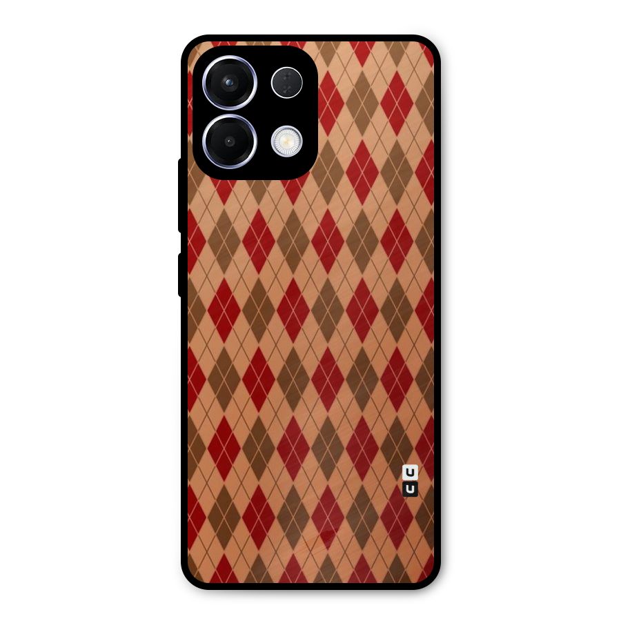 Tiny Checks Diamond Metal Back Case for Oppo K13