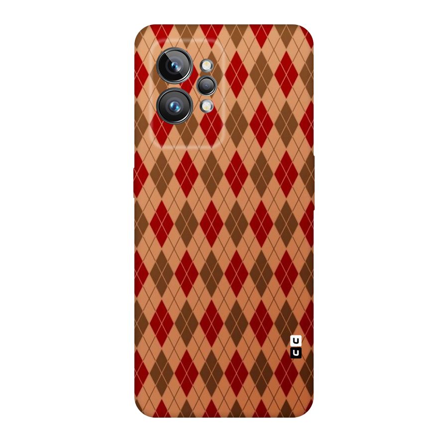 Tiny Checks Diamond Original Polycarbonate Back Case for Realme GT2 Pro
