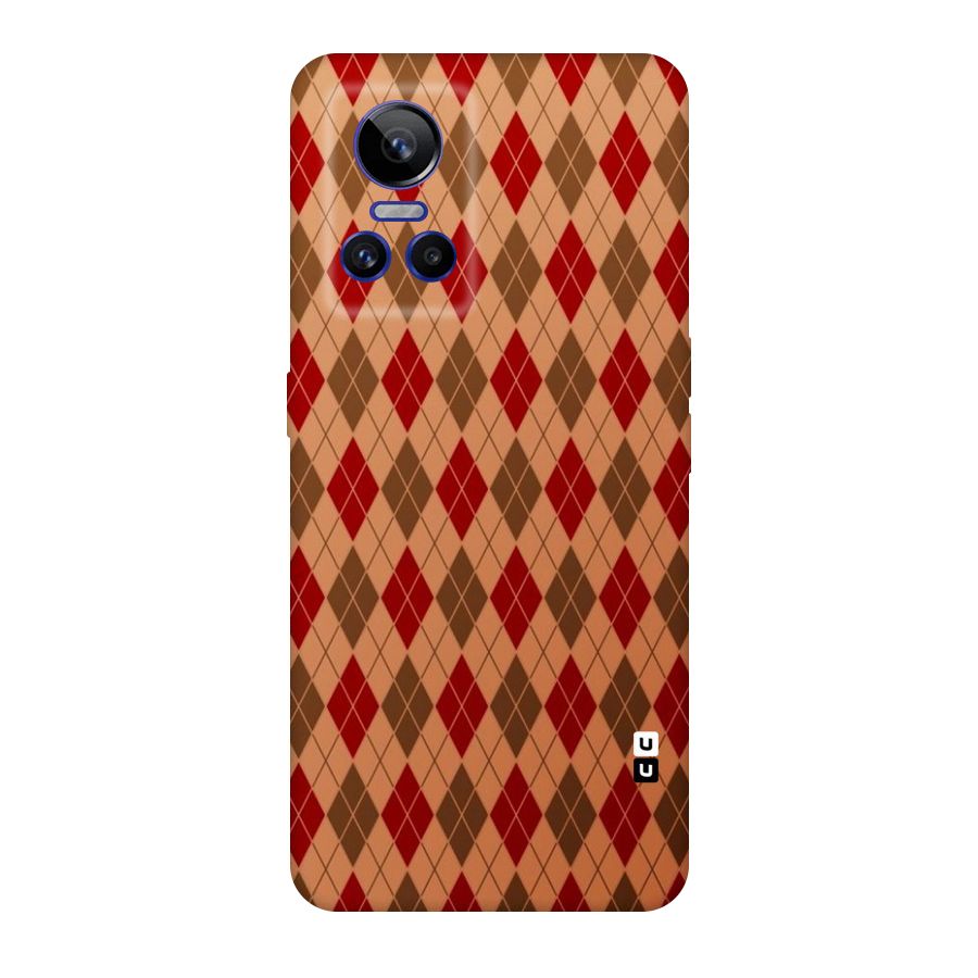 Tiny Checks Diamond Original Polycarbonate Back Case for Realme GT Neo 3