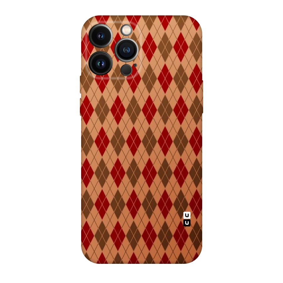 Tiny Checks Diamond Original Polycarbonate Back Case for iPhone 13 Pro Max