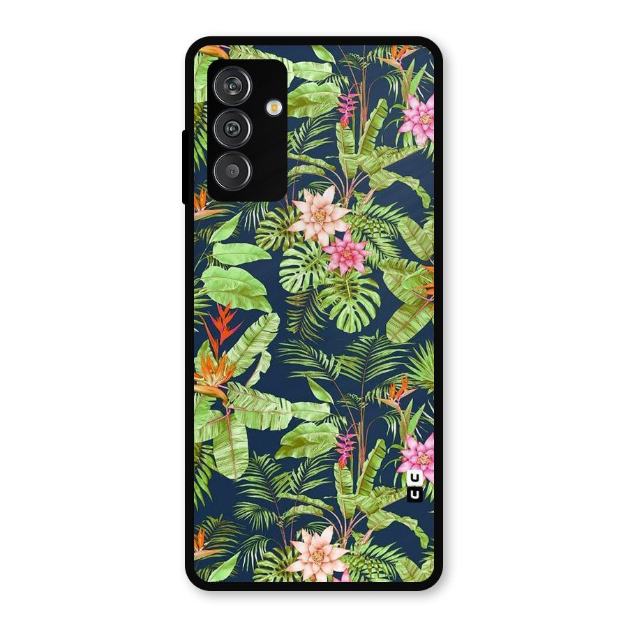 Tiny Flower Leaves Metal Back Case for Galaxy F13