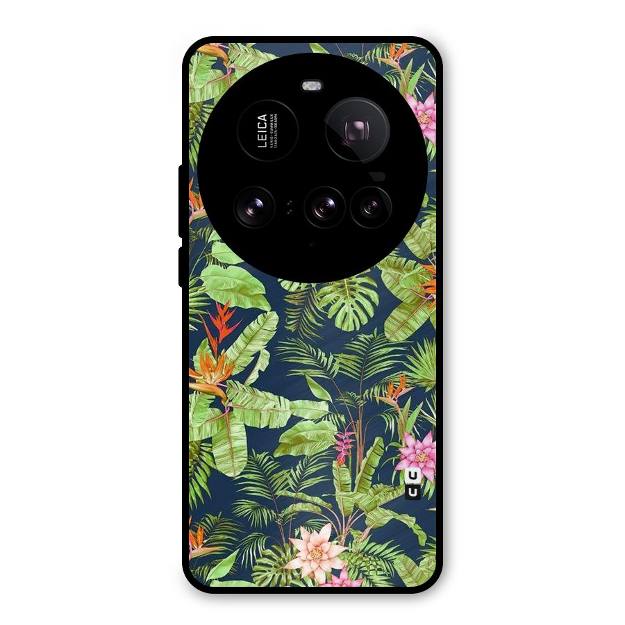 Tiny Flower Leaves Metal Back Case for Xiaomi 15 Ultra