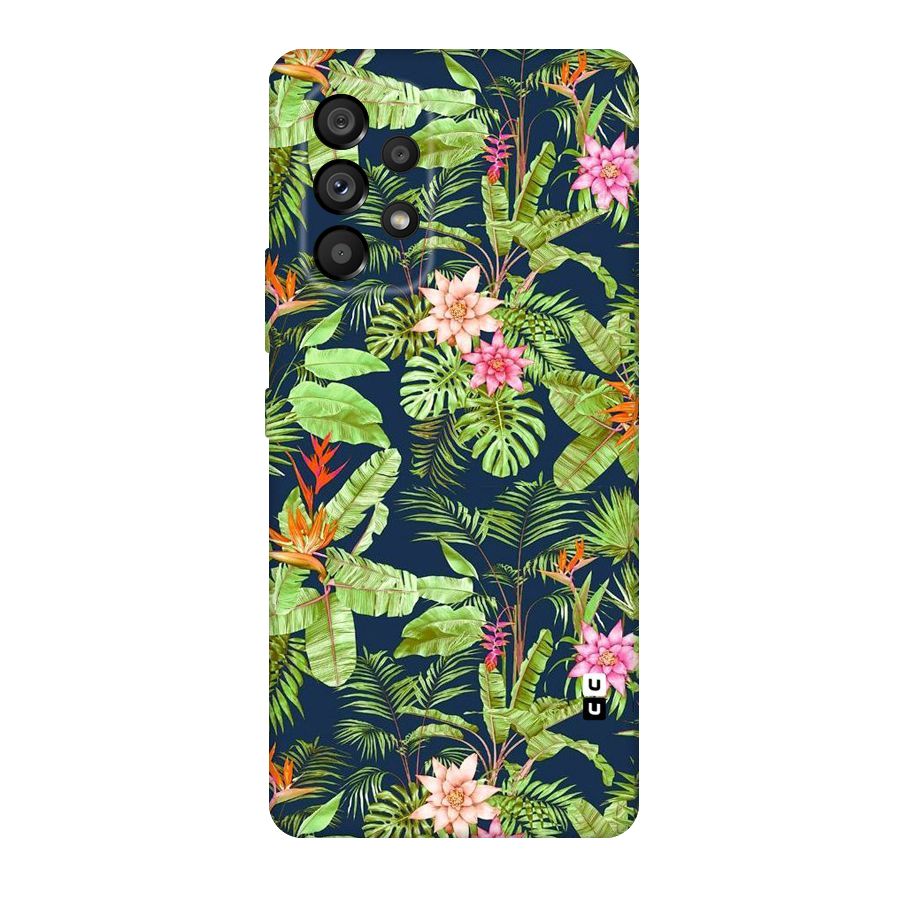 Tiny Flower Leaves Original Polycarbonate Back Case for Galaxy A53 5G