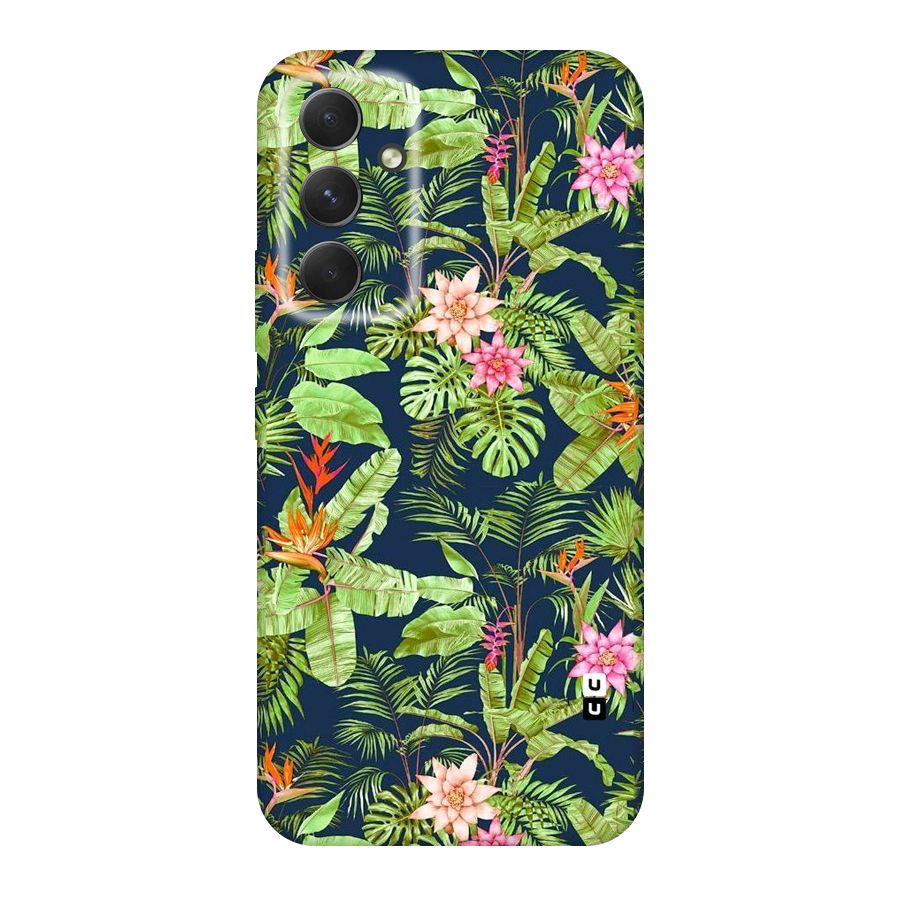 Tiny Flower Leaves Original Polycarbonate Back Case for Galaxy A54
