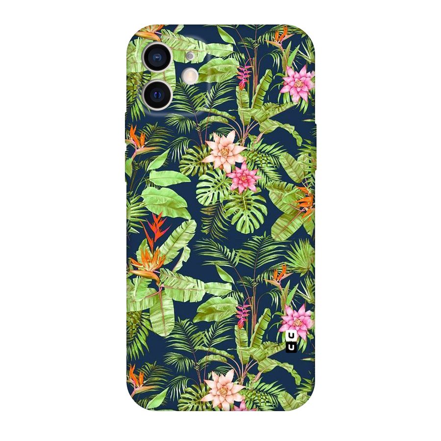 Tiny Flower Leaves Original Polycarbonate Back Case for iPhone 12
