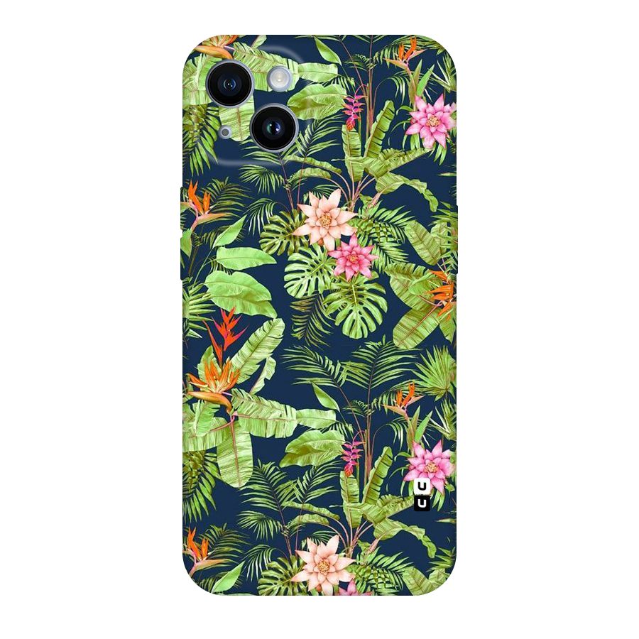 Tiny Flower Leaves Original Polycarbonate Back Case for iPhone 14