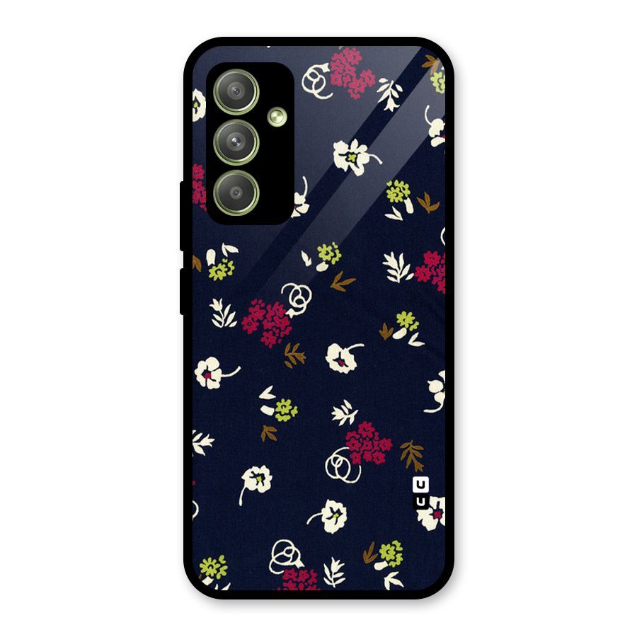 Tiny Flowers Glass Back Case for Galaxy A54