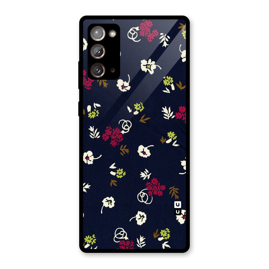 Tiny Flowers Glass Back Case for Galaxy Note 20