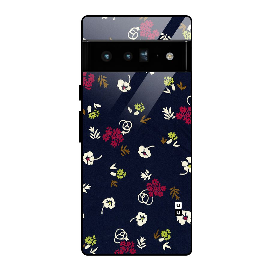 Tiny Flowers Glass Back Case for Google Pixel 6 Pro