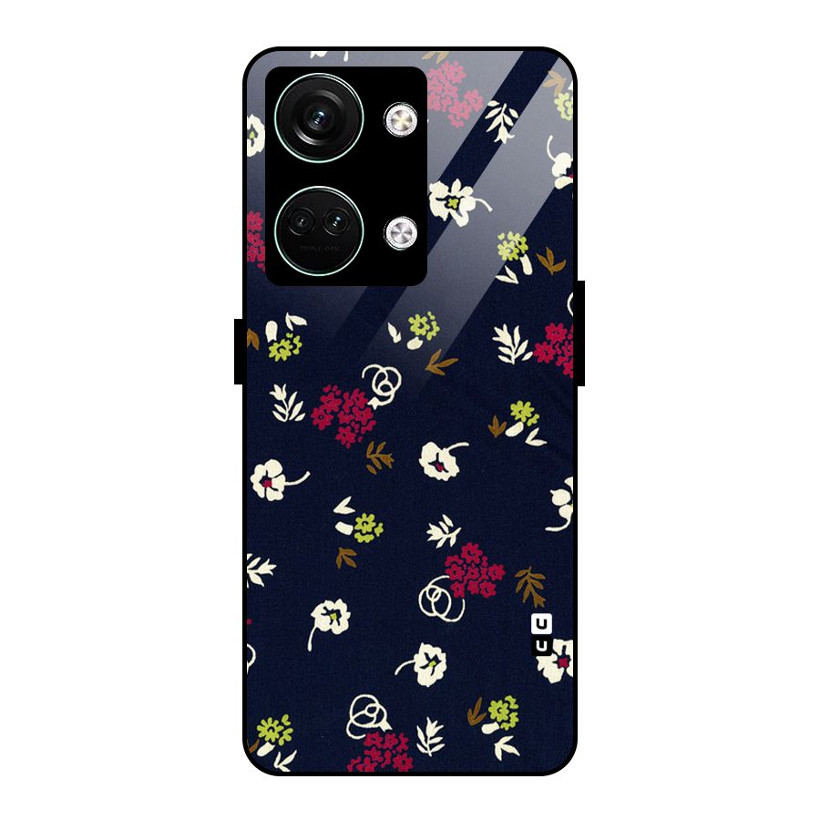 Tiny Flowers Glass Back Case for Oneplus Nord 3