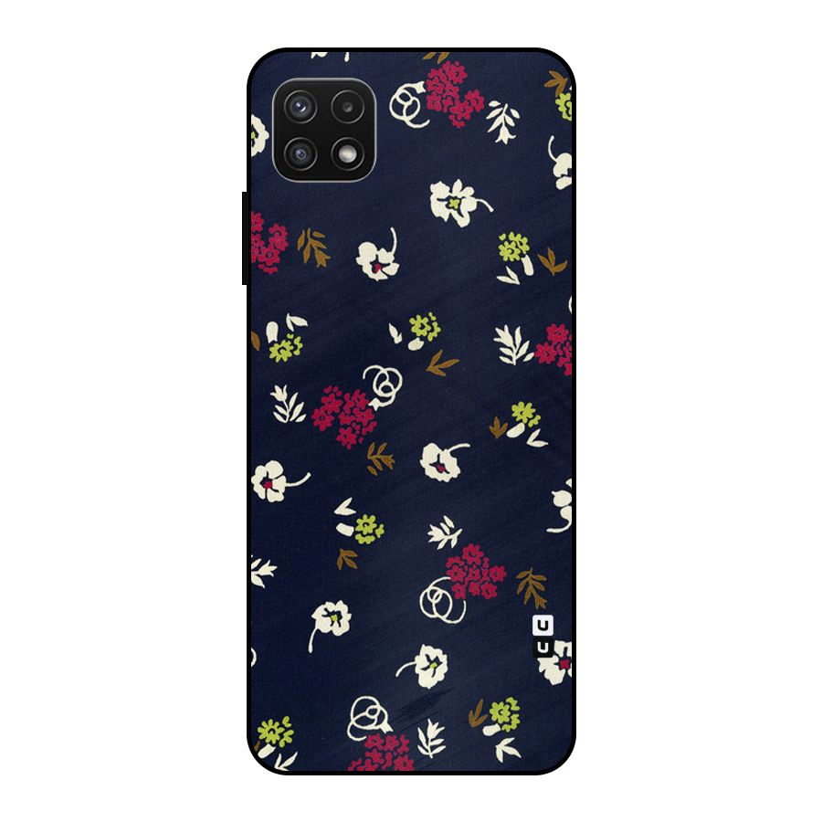 Tiny Flowers Metal Back Case for Galaxy A22 5G