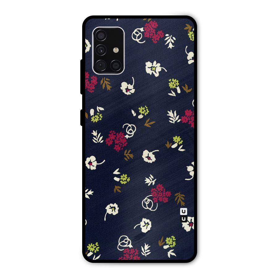Tiny Flowers Metal Back Case for Galaxy A51