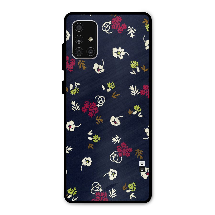 Tiny Flowers Metal Back Case for Galaxy A71