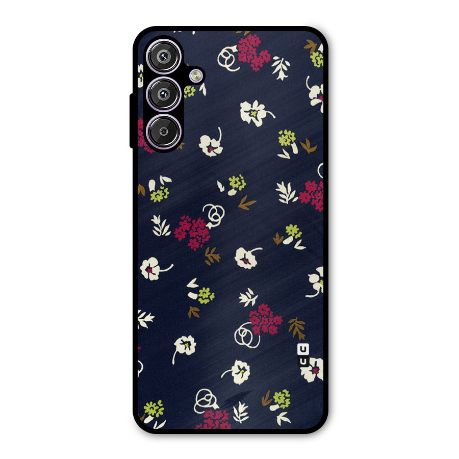 Tiny Flowers Metal Back Case for Galaxy F15