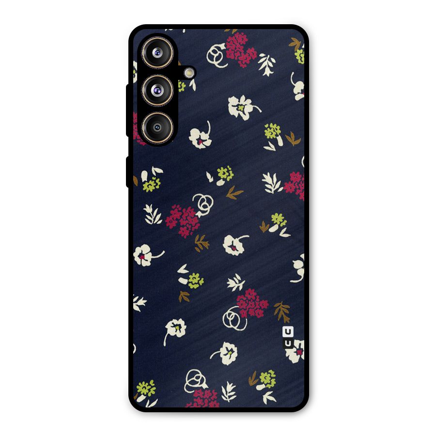 Tiny Flowers Metal Back Case for Galaxy F55