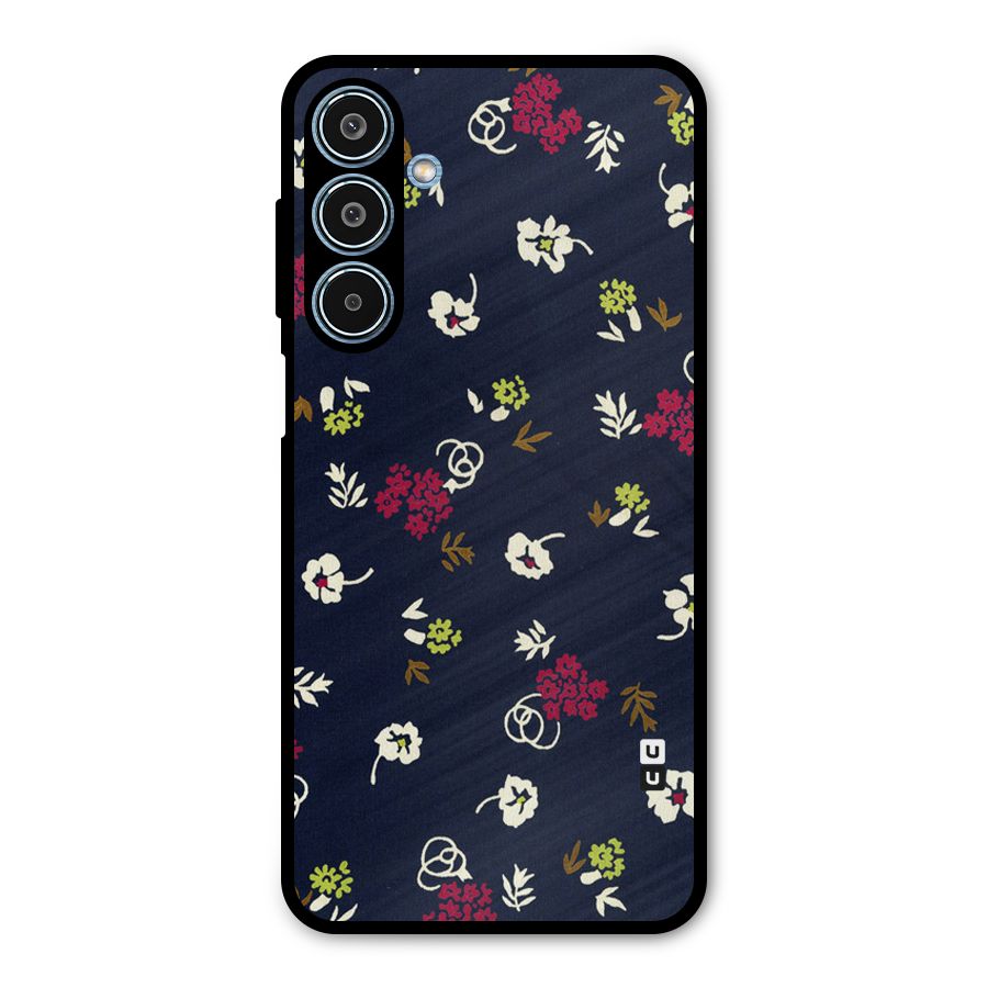 Tiny Flowers Metal Back Case for Galaxy M35