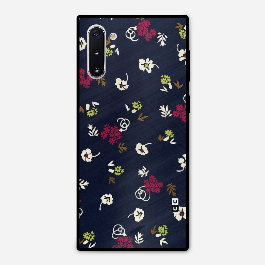 Tiny Flowers Metal Back Case for Galaxy Note 10