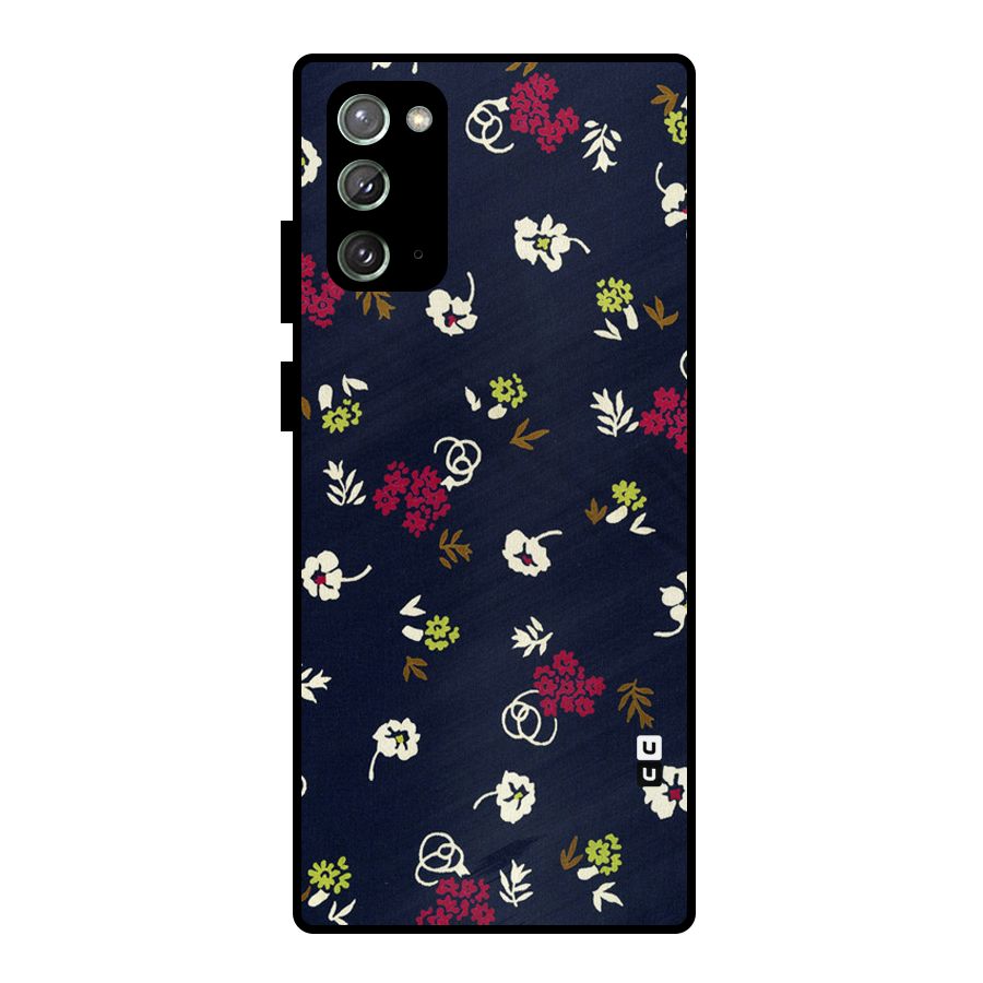Tiny Flowers Metal Back Case for Galaxy Note 20