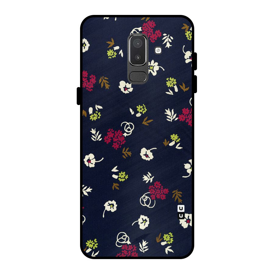Tiny Flowers Metal Back Case for Galaxy On8 (2018)