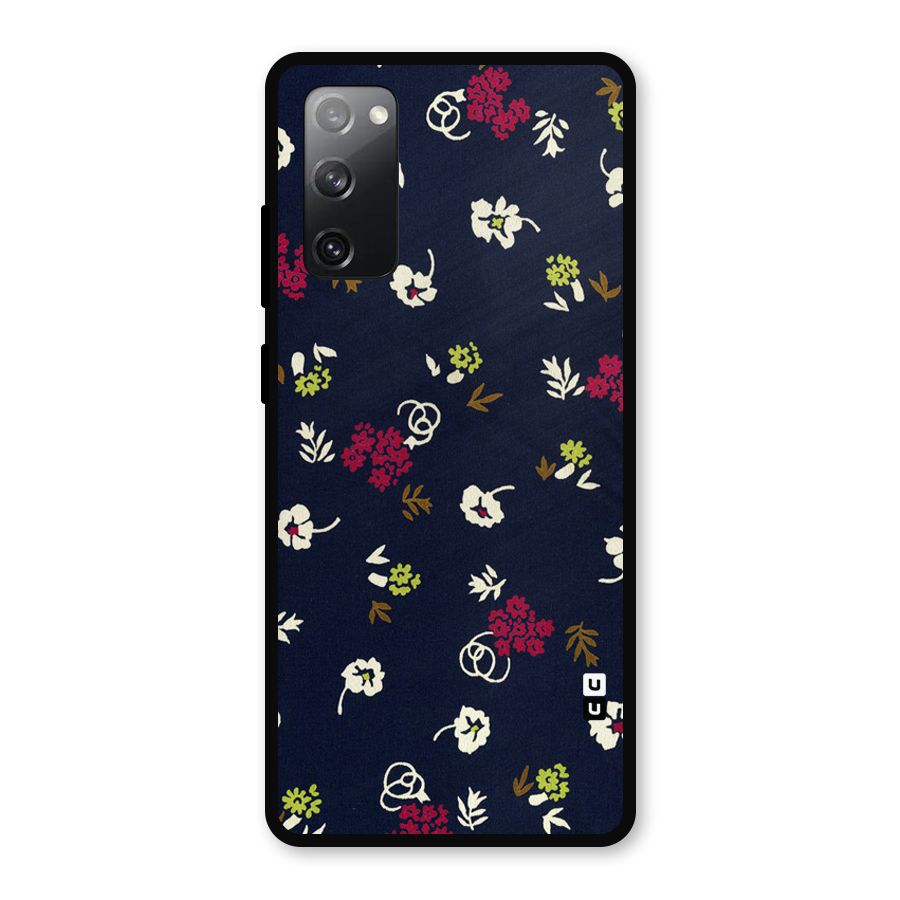 Tiny Flowers Metal Back Case for Galaxy S20 FE 5G