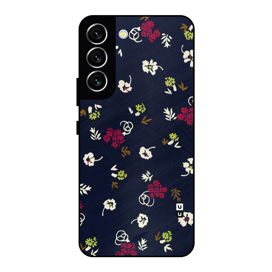 Tiny Flowers Metal Back Case for Galaxy S22 5G