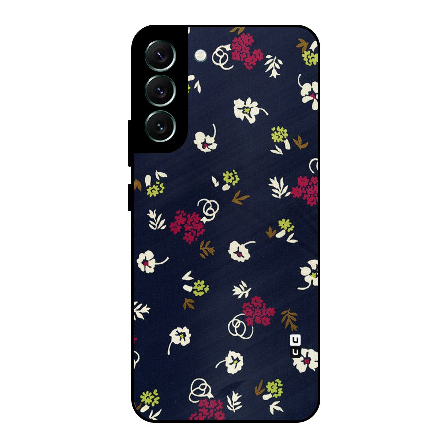 Tiny Flowers Metal Back Case for Galaxy S22 Plus 5G