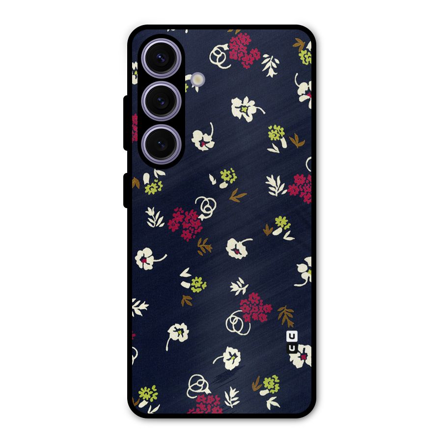 Tiny Flowers Metal Back Case for Galaxy S24