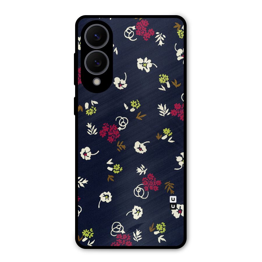 Tiny Flowers Metal Back Case for Galaxy S25 Edge