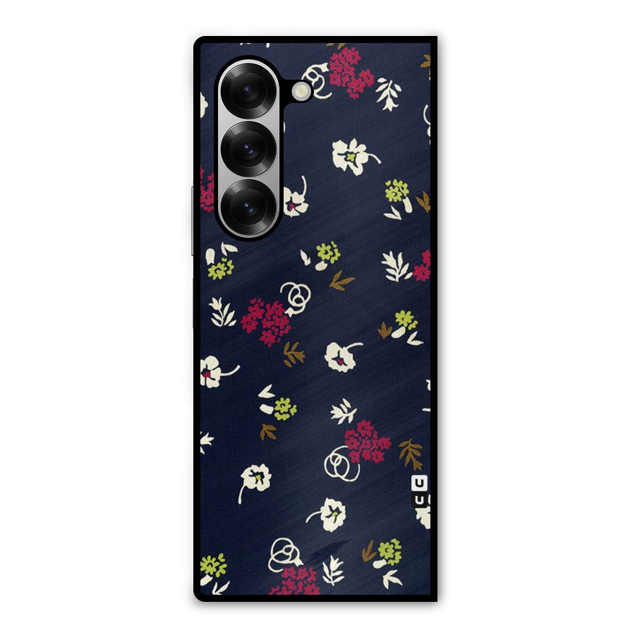 Tiny Flowers Metal Back Case for Galaxy Z Fold6