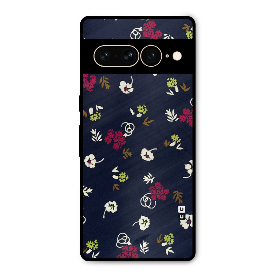 Tiny Flowers Metal Back Case for Google Pixel 7 Pro