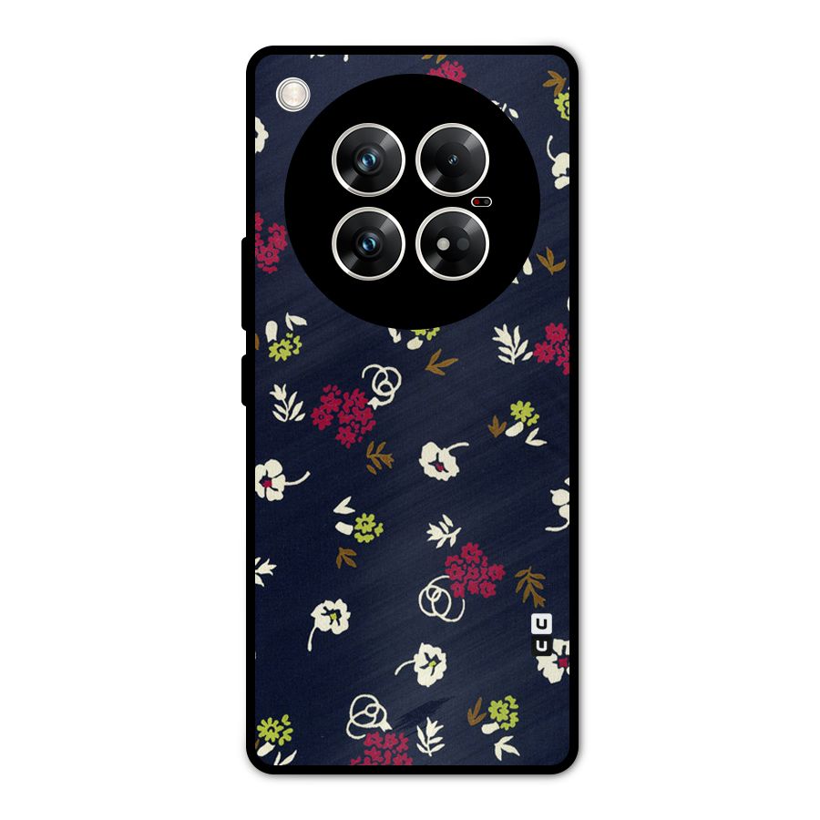 Tiny Flowers Metal Back Case for Infinix Zero 40 5G