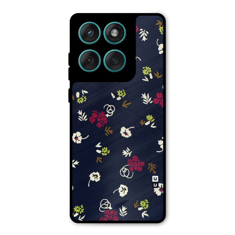 Tiny Flowers Metal Back Case for Motorola Edge 60