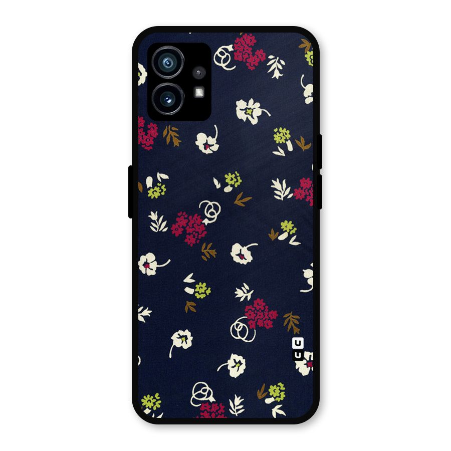 Tiny Flowers Metal Back Case for Nothing Phone 1