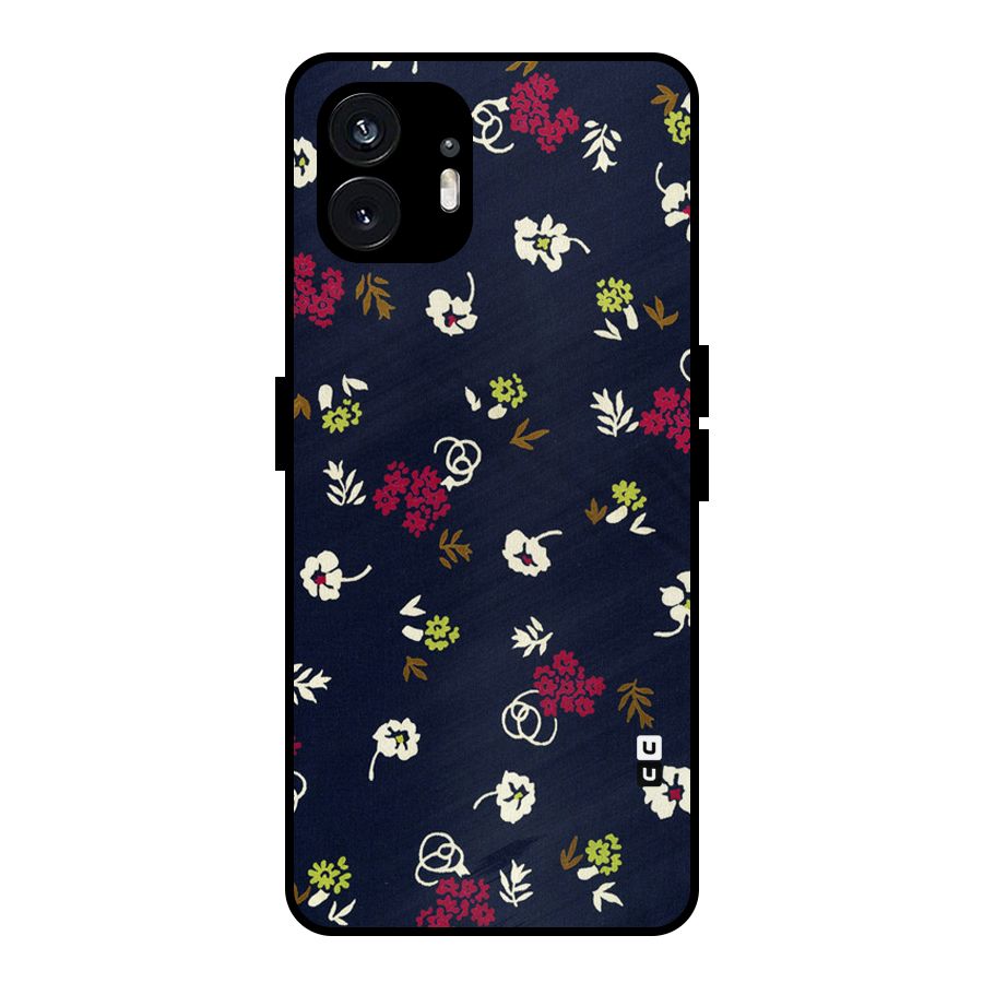 Tiny Flowers Metal Back Case for Nothing Phone 2