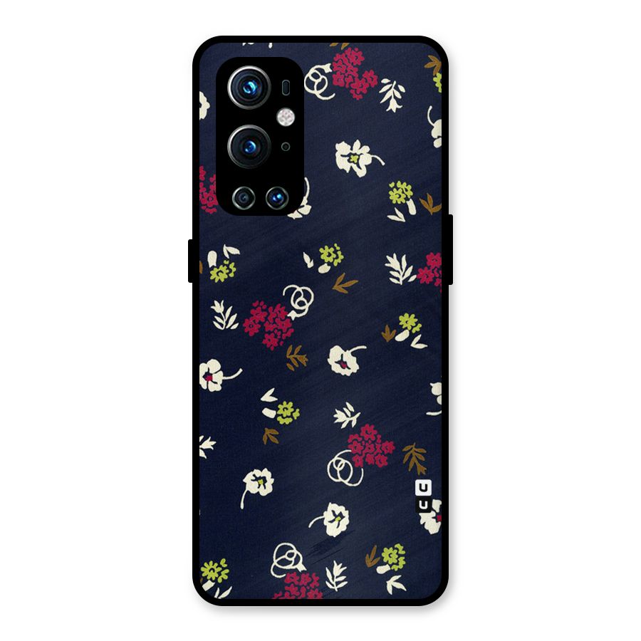 Tiny Flowers Metal Back Case for OnePlus 9 Pro