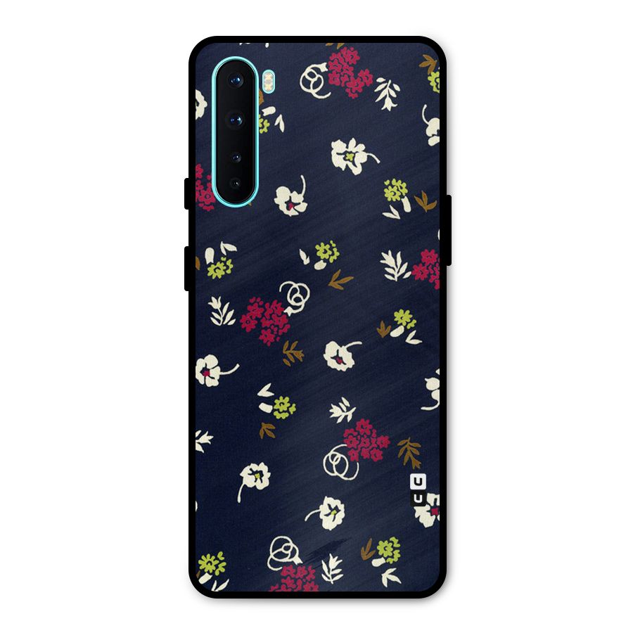 Tiny Flowers Metal Back Case for OnePlus Nord