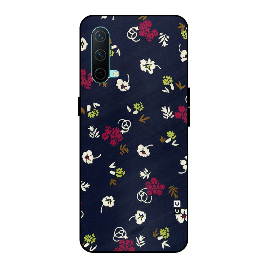Tiny Flowers Metal Back Case for OnePlus Nord CE 5G