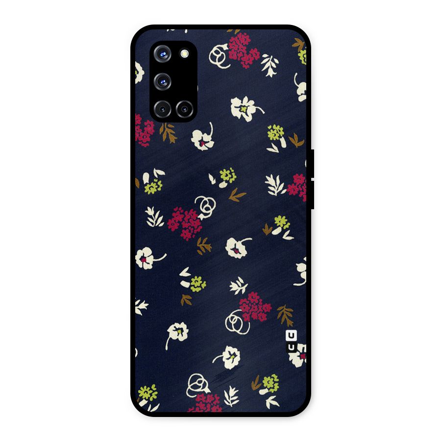 Tiny Flowers Metal Back Case for Oppo A52