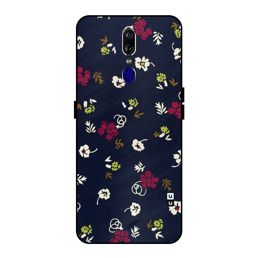 Tiny Flowers Metal Back Case for Oppo F11