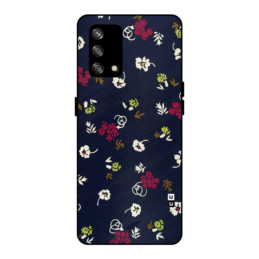 Tiny Flowers Metal Back Case for Oppo F19