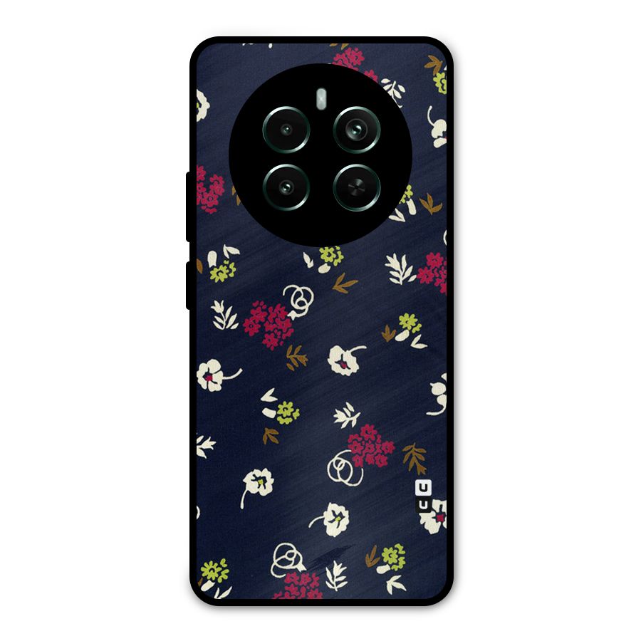 Tiny Flowers Metal Back Case for Realme 12 Pro Plus
