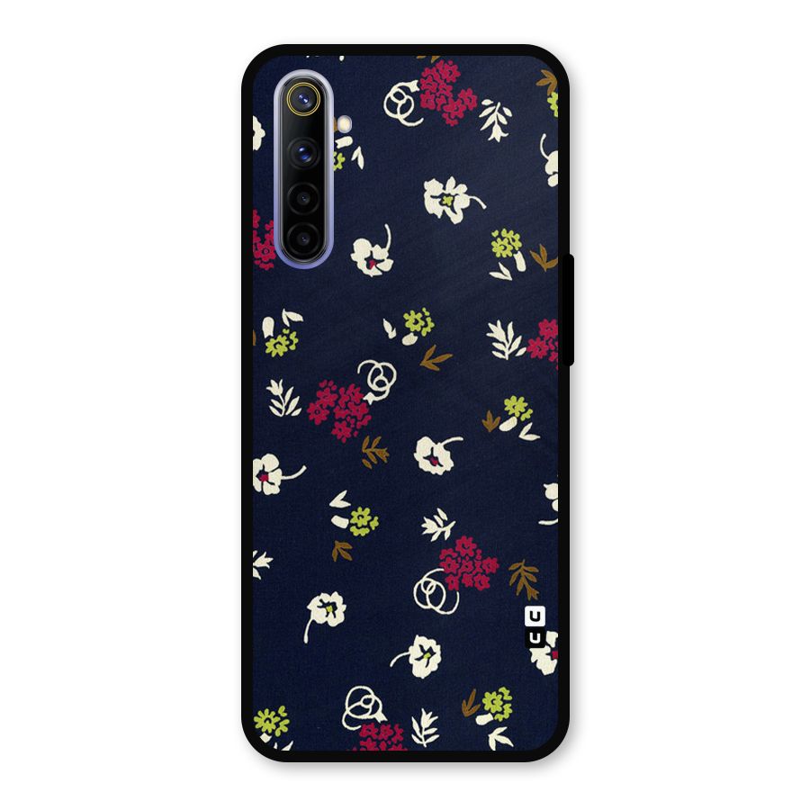 Tiny Flowers Metal Back Case for Realme 6i