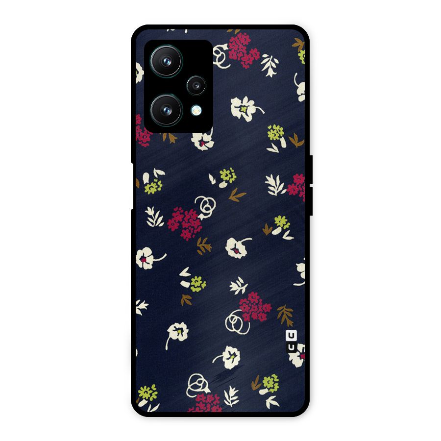 Tiny Flowers Metal Back Case for Realme 9 Pro 5G