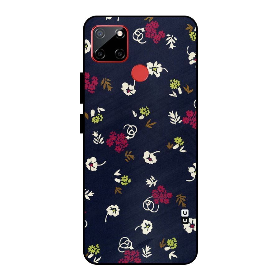 Tiny Flowers Metal Back Case for Realme C12