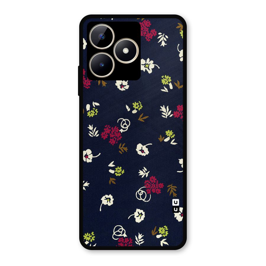 Tiny Flowers Metal Back Case for Realme C53
