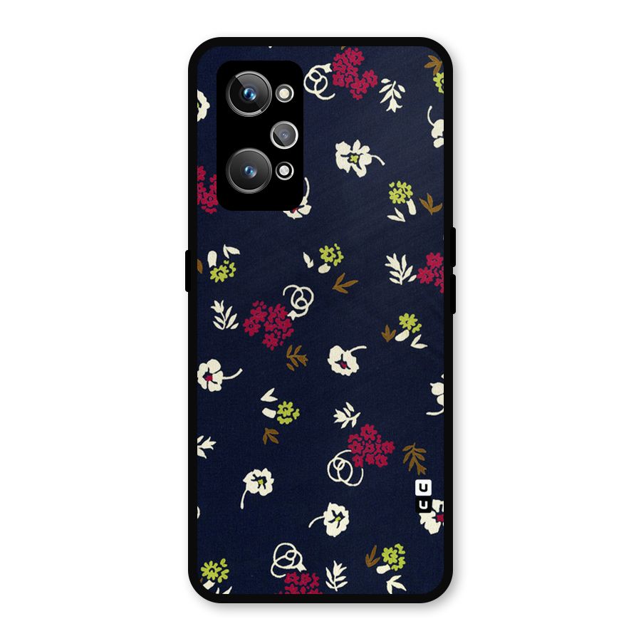 Tiny Flowers Metal Back Case for Realme GT 2