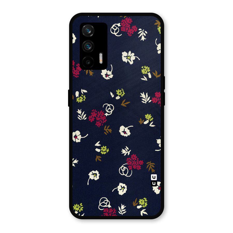 Tiny Flowers Metal Back Case for Realme GT 5G