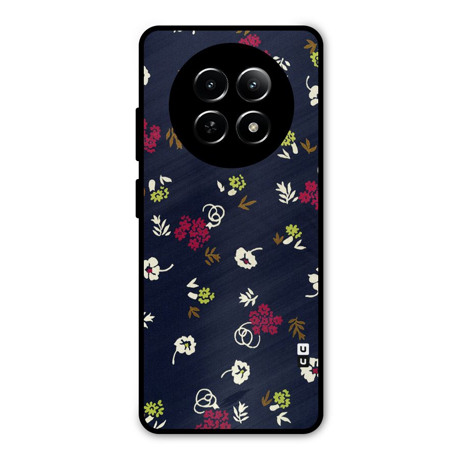 Tiny Flowers Metal Back Case for Realme Narzo N65